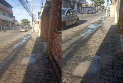 Moradores passam perrengue com esgoto a céu aberto no bairro Vila Nova, em Cabo Frio