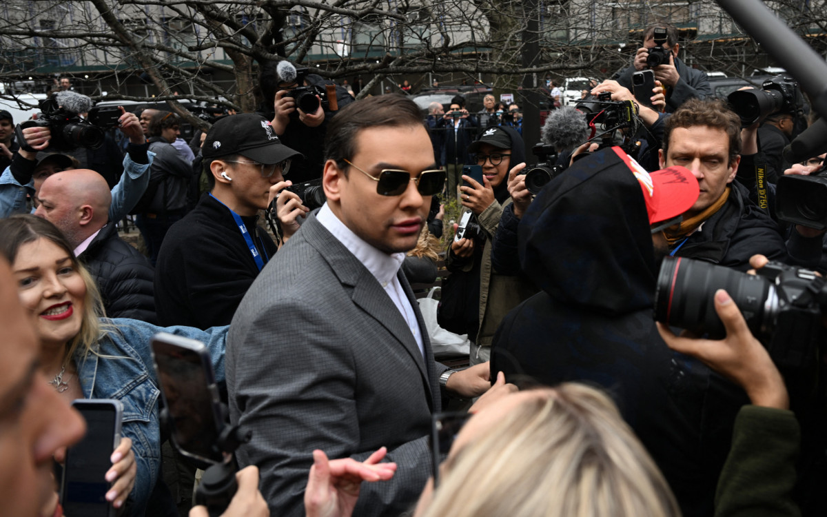 congressista, de 34 anos, foi eleito para a Câmara pelo Partido Republicano em novembro passado e empossado em 7 de janeiro de 2023 - AFP