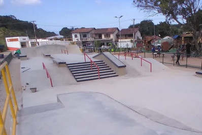 Obras da nova pista de skate em Saquarema se encontram na fase final