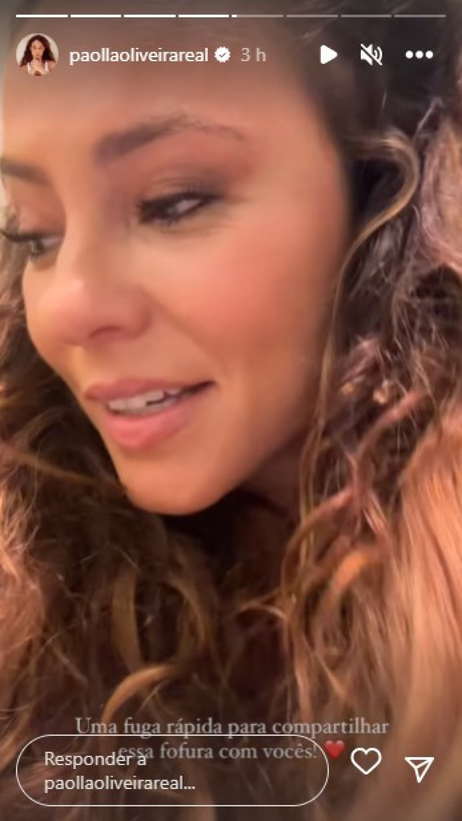 Paolla Oliveira compartilhou a novidade em suas redes sociais - Reprodução/Instagram