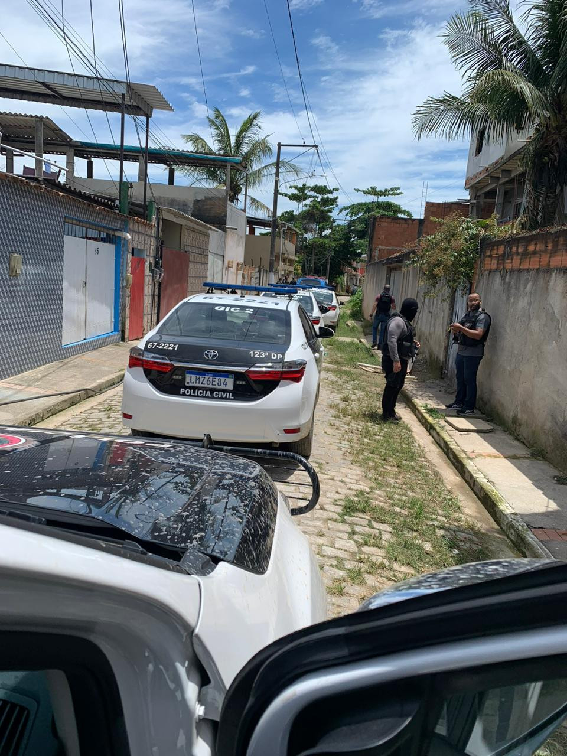 Ação da Civil no Bosque Azul em Macaé - RJ faz parte da estratégia de repressão à atuação de organizações narcotraficantes - Divulgação 