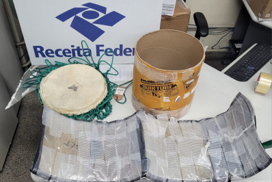 Receita Federal apreende mais de R$ 254 mil em haxixe durante fiscalização no Galeão