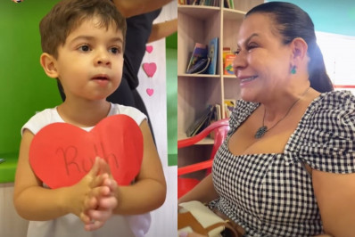 Filho de Marília Mendonça faz homenagem de Dia das Mães na escola