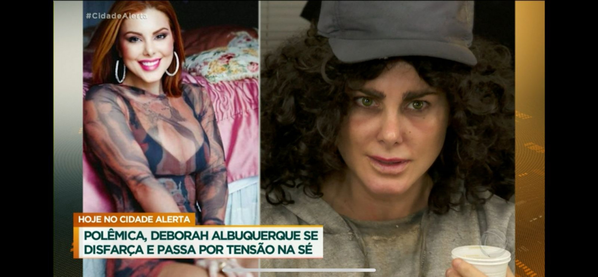 Deborah Albuquerque resgata moradores de rua na Cracolândia em SP - Foto reprodução internet