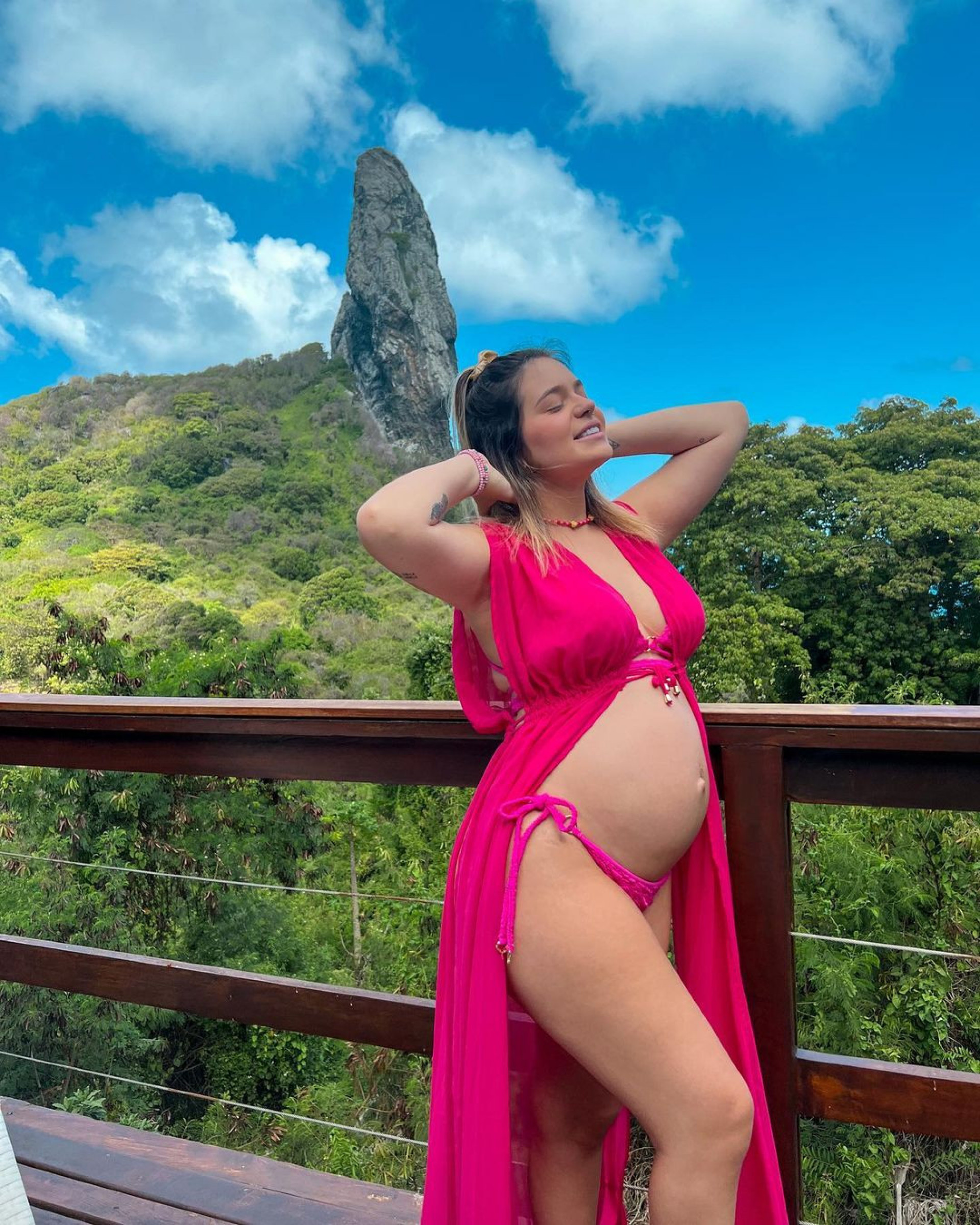 Viih Tube quando ainda estava esperando Lua - Reprodução Internet