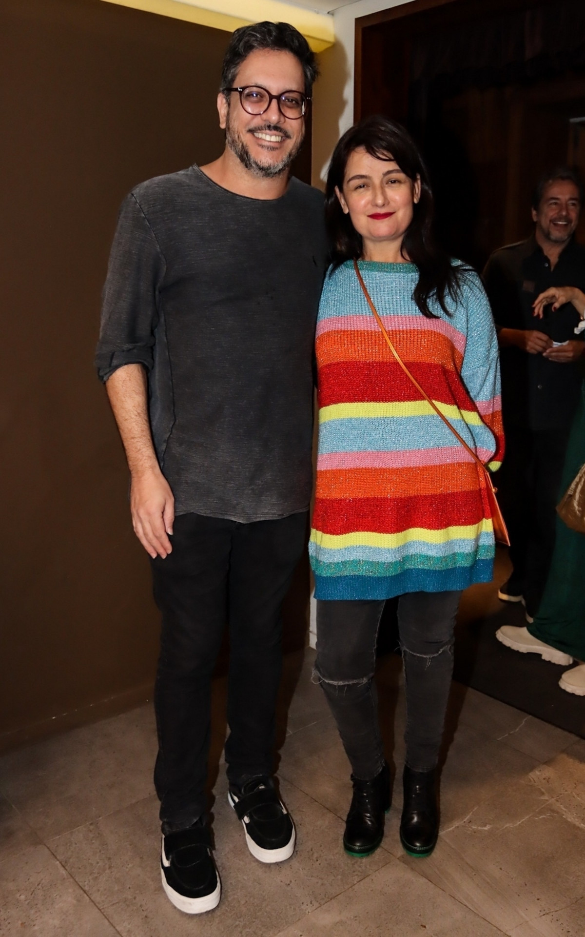 Lúcio Mauro Filho e a mulher, Cíntia Oliveira