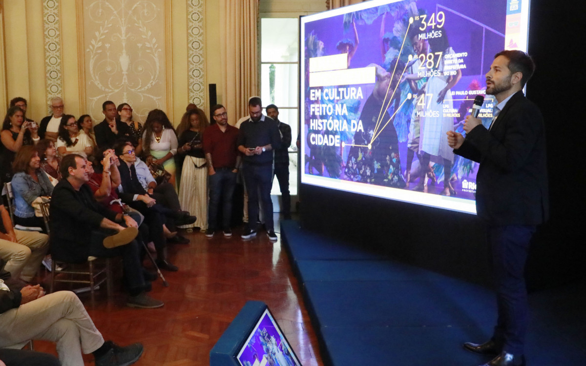 Eduardo Paes anuncia plano de investimento dedicado &agrave; fomentar a produ&ccedil;&atilde;o cultural na cidade