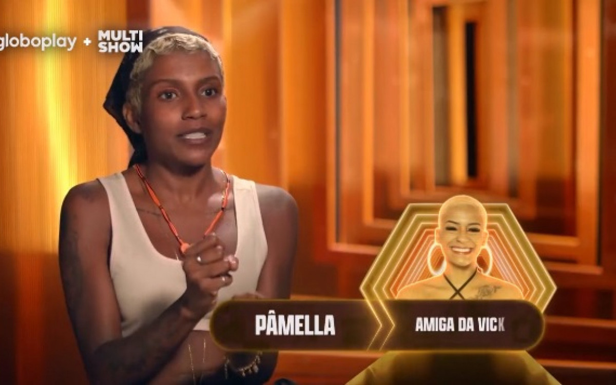 P&acirc;mella chorou ap&oacute;s falas de Vini