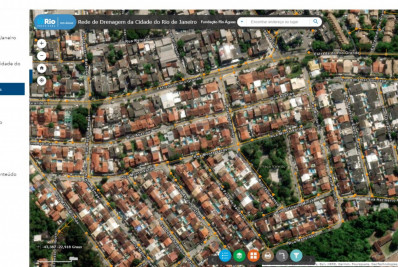 Mapa das galerias pluviais subterrâneas do Rio está disponível online