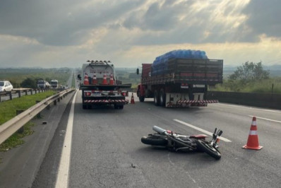 Motociclista morre em acidente na Via Dutra, em Porto Real