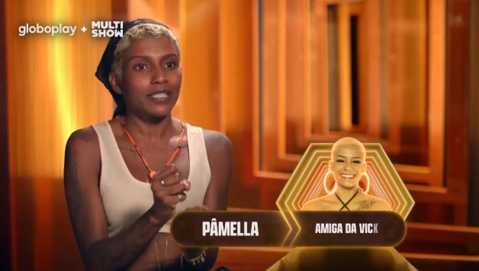 Pâmella chorou após falas de Vini - Reprodução