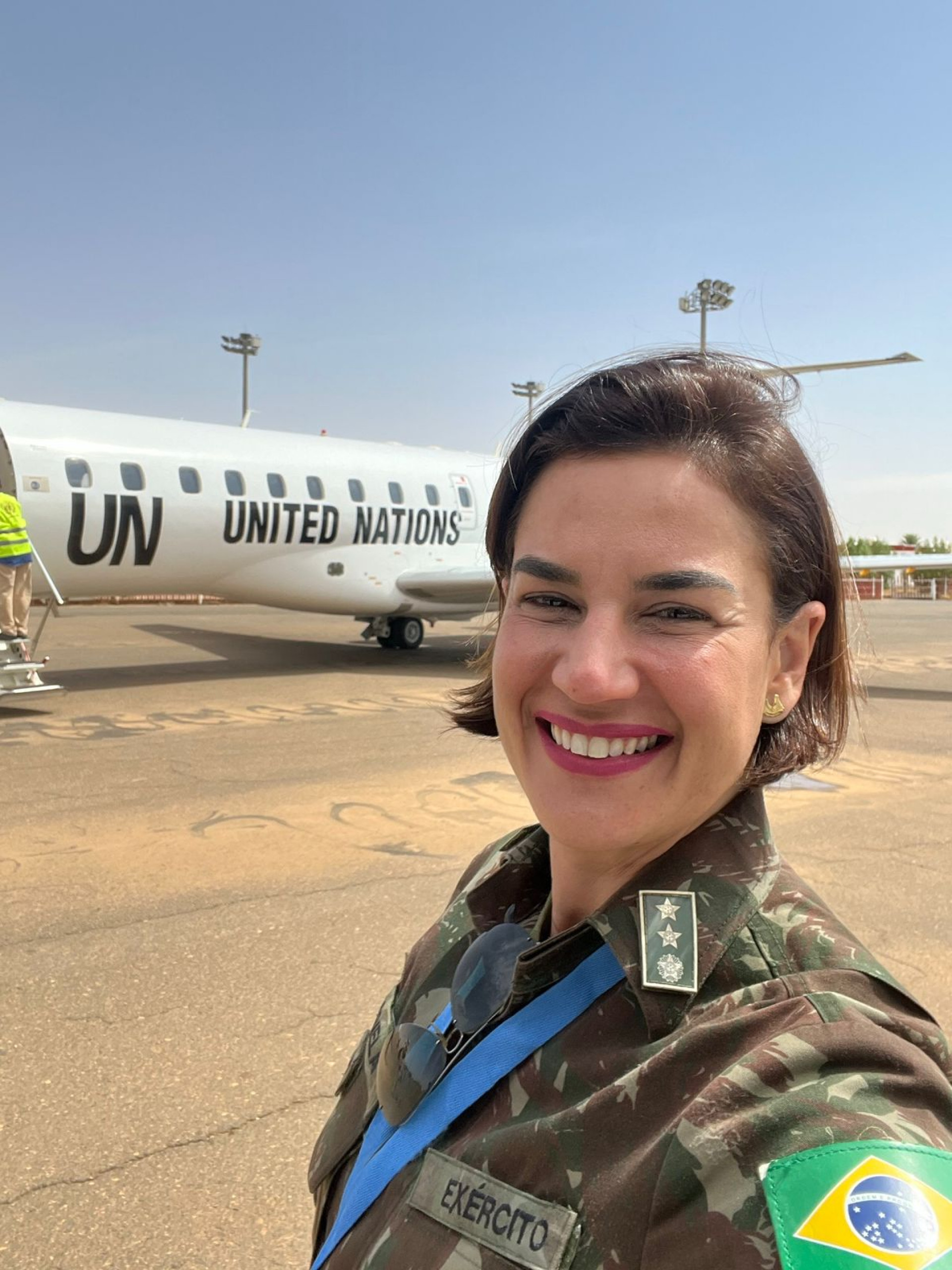 A major do Ex&eacute;rcito Brasileiro Gabriela Rocha Bernardes