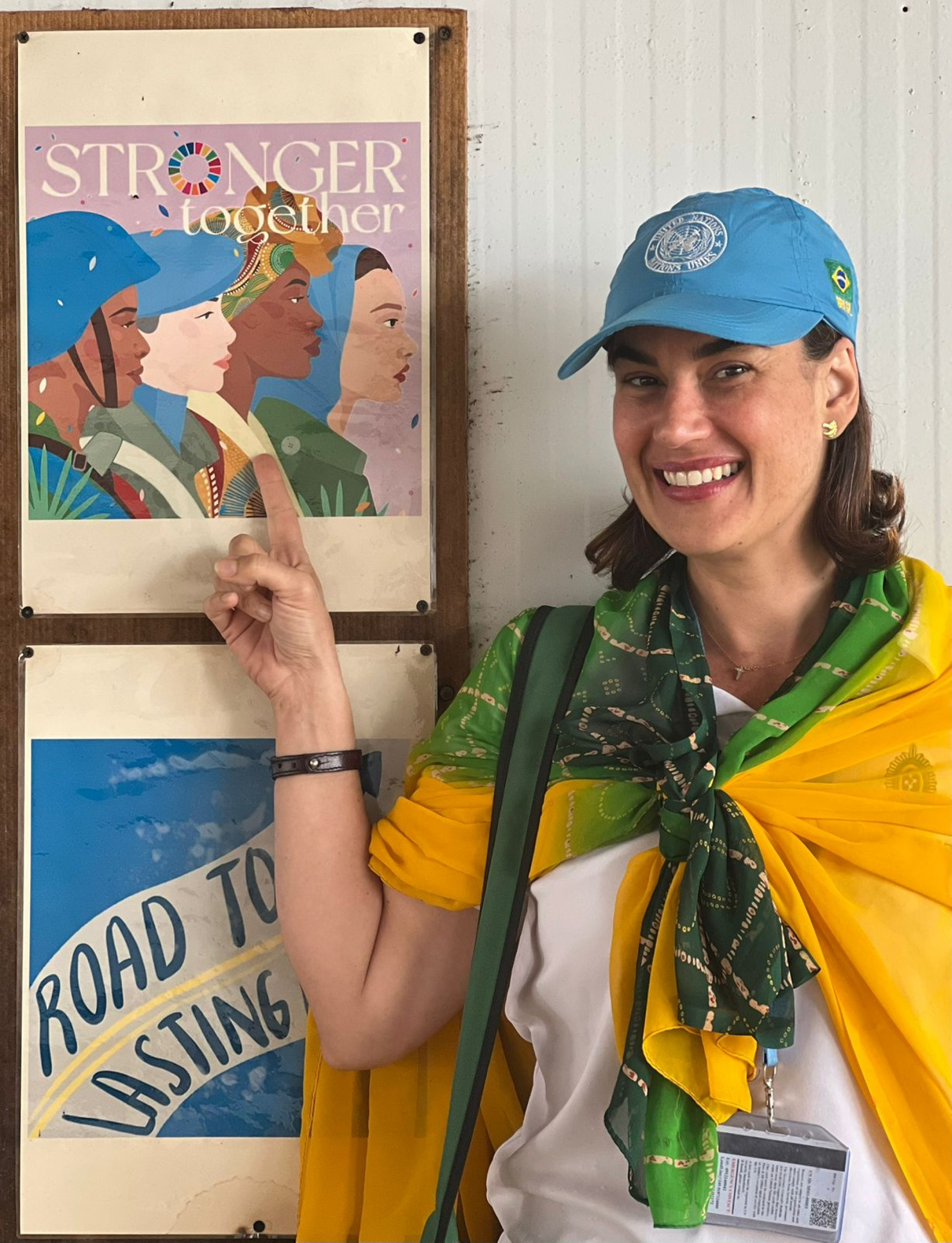 A major do Ex&eacute;rcito Brasileiro Gabriela Rocha Bernardes