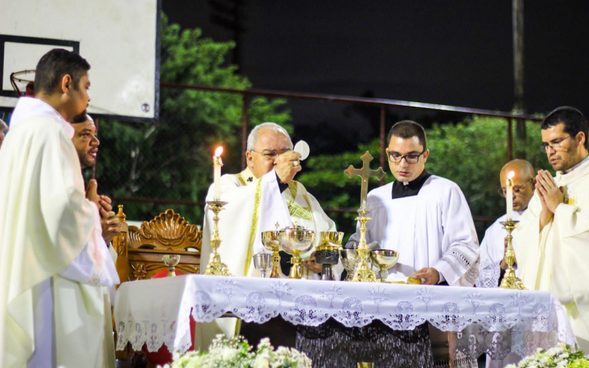 Terço pela paz e missa celebrada por Dom Orani, nesta sexta-feira, em Bangu - Arquivo/Arquidiocese