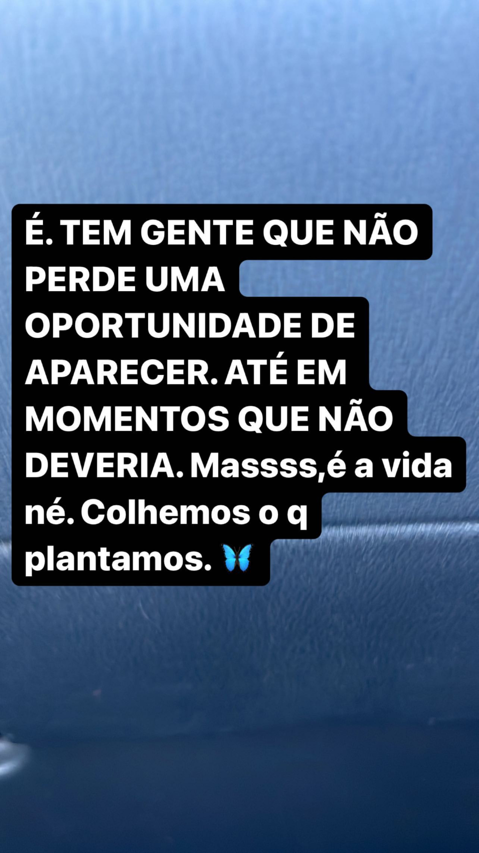 Gretchen mandou suposta indireta para a filha, Jenny Miranda, após alfinetada nas redes sociais - Reprodução/Instagram