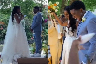 Camilla de Lucas e Mateus Ricardo, o Blecaute, se casam no Rio