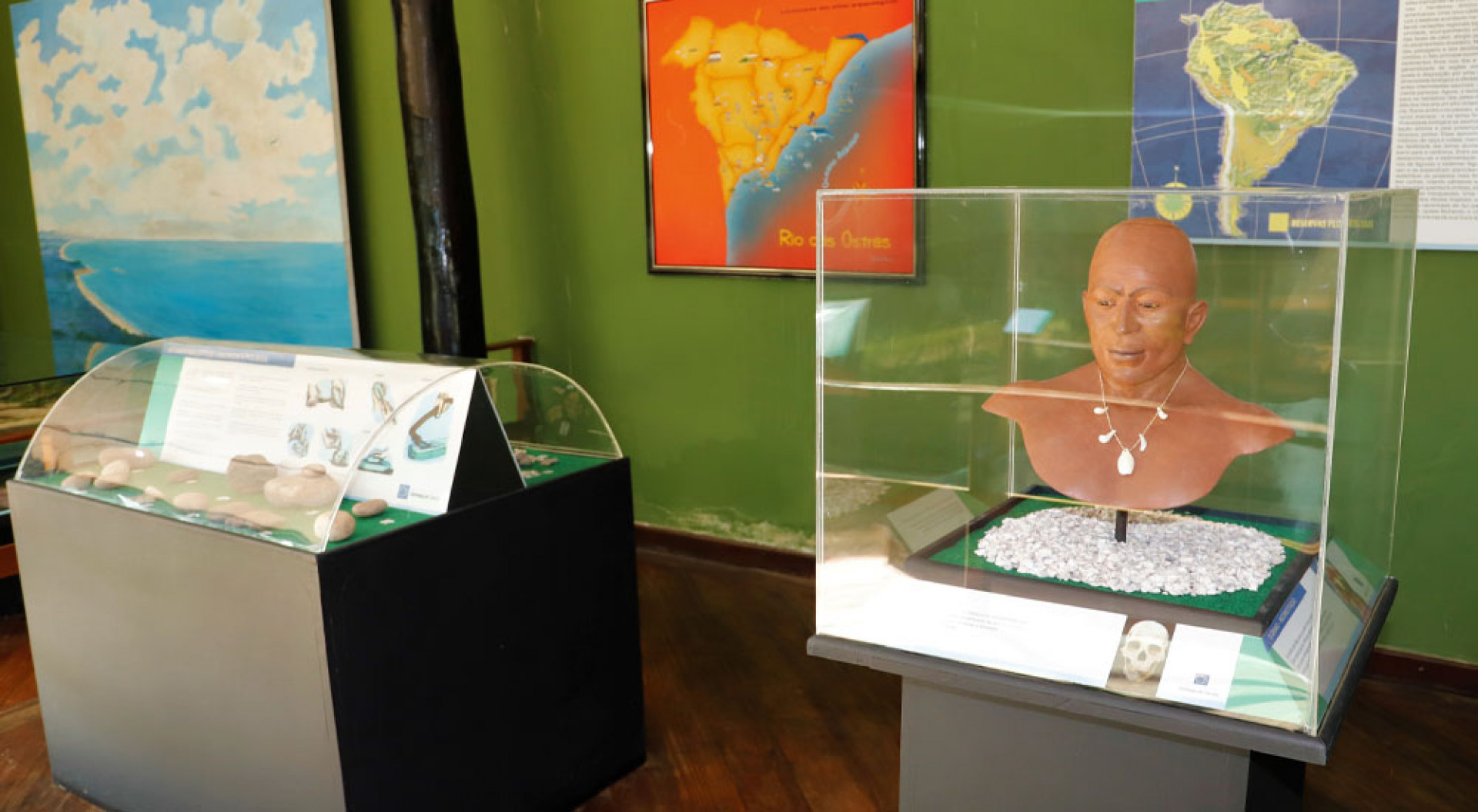 O Museu de sitio Arqueol&oacute;gico Sambaqui da Tarioba fica nas depend&ecirc;ncias da casa de Cultura, no Centro - Divulga&ccedil;&atilde;o