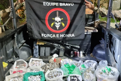 Confronto entre PMs do Bope e criminosos na Praça Seca tem um suspeito baleado e fuzil apreendido