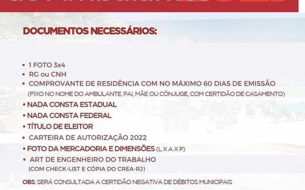 Confira quais s&atilde;o os documentos que precisa levar:


