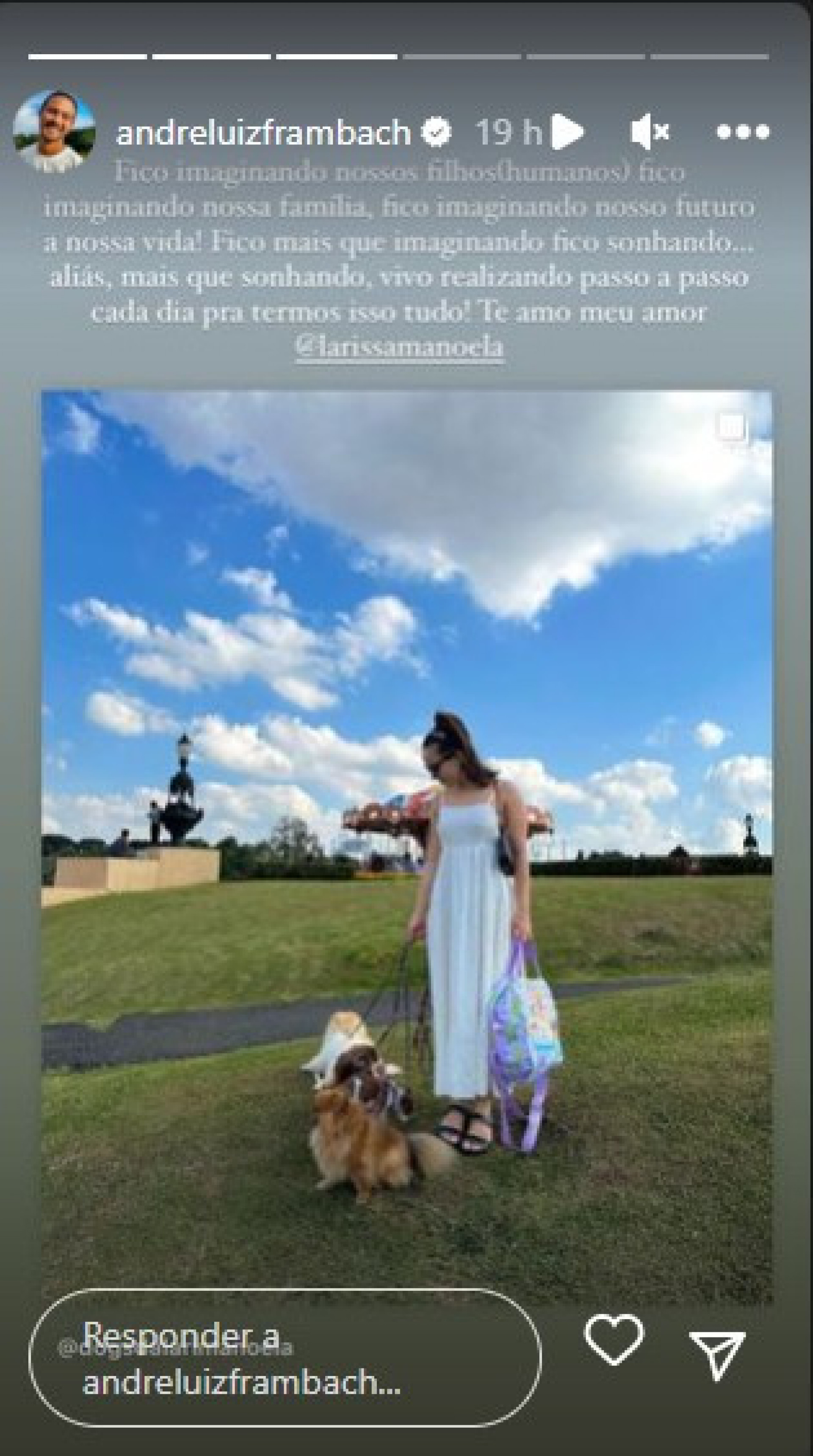 André Luiz Frambach publicou relato nas redes sociais - Reprodução/Instagram