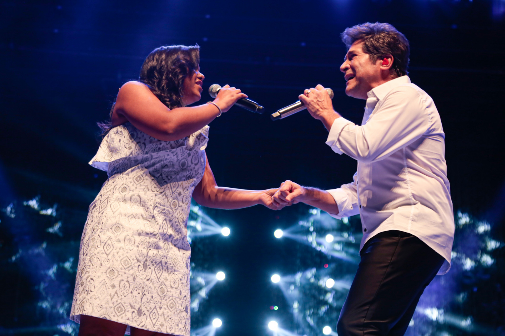 Cantor Daniel e Jéssica, filha de seu antigo parceiro de dupla, João Paulo - Van Campos / Agnews