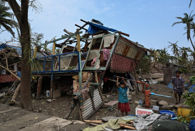 Sobe para 41 o número de mortos após passagem de ciclone em Mianmar