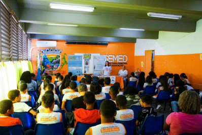 Prefeitura promove em escolas palestras de conscientização dos riscos do Tabagismo em Belford Roxo