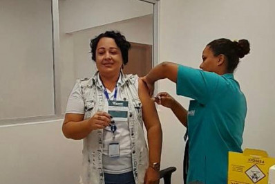 Nilópolis: Colaboradores da Águas do Rio na Baixada Fluminense são vacinados contra a Gripe