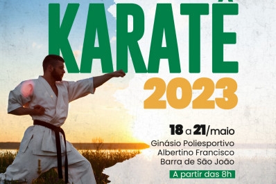 Barra de São João será sede da 1ª Etapa do Campeonato Brasileirão de Karatê 2023