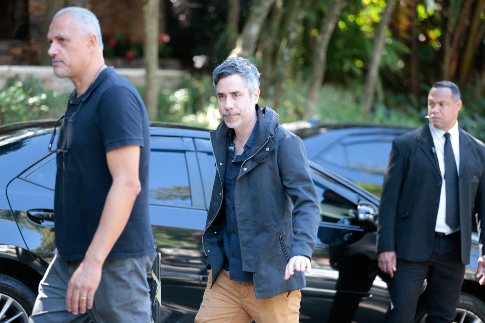 Antônio, filho de Rita Lee, participa da missa de sétimo dia da mãe  - Van Campos / Agnews