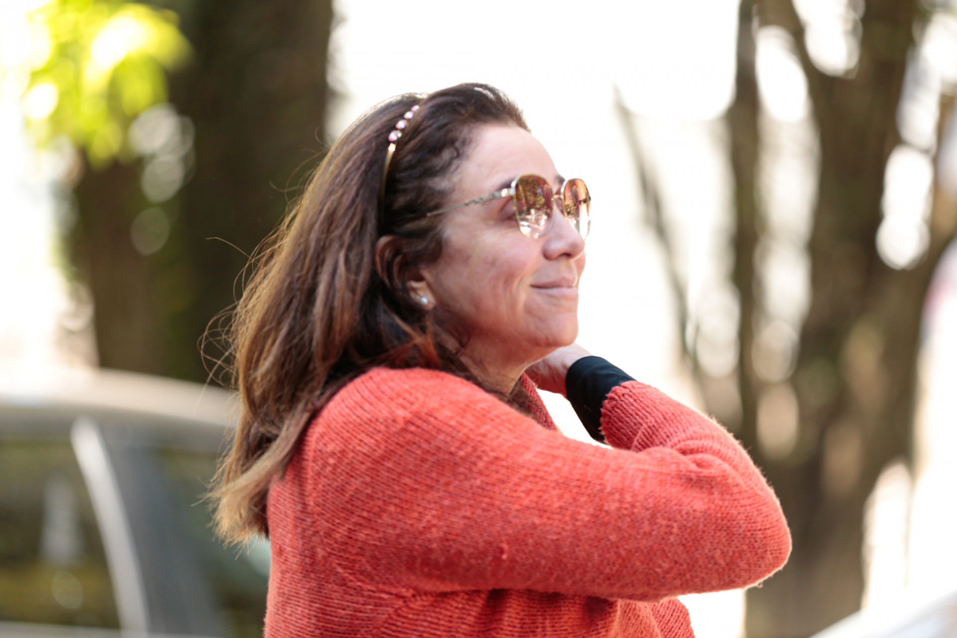 Marisa Orth participa da missa de sétimo dia de Rita Lee - Van Campos / Agnews