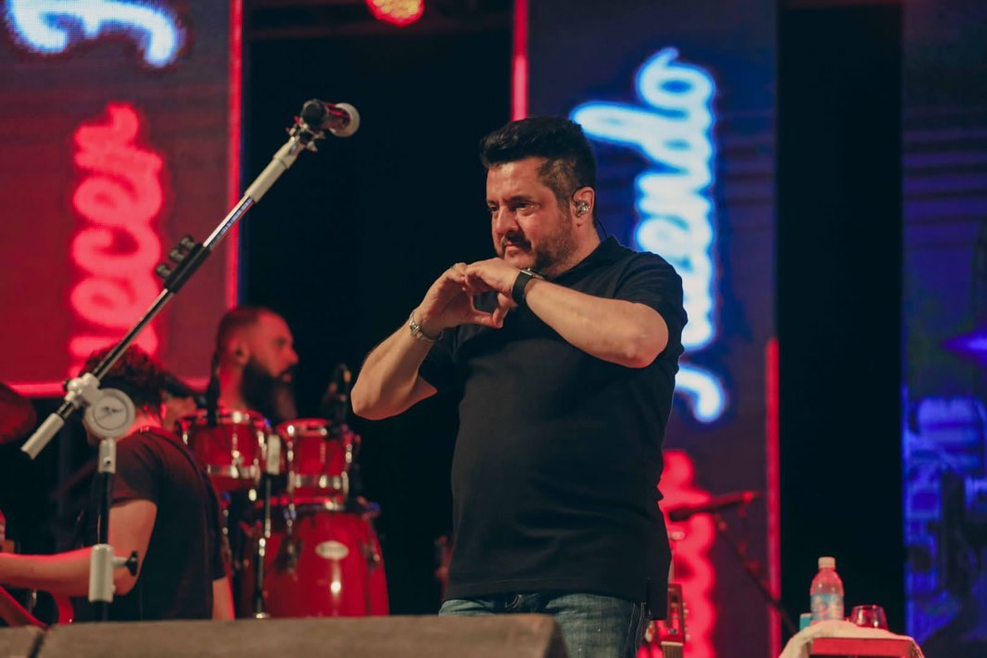 Bruno, da dupla com Marrone, foi transfóbico com a repórter Lisa Gomes - Reprodução Internet