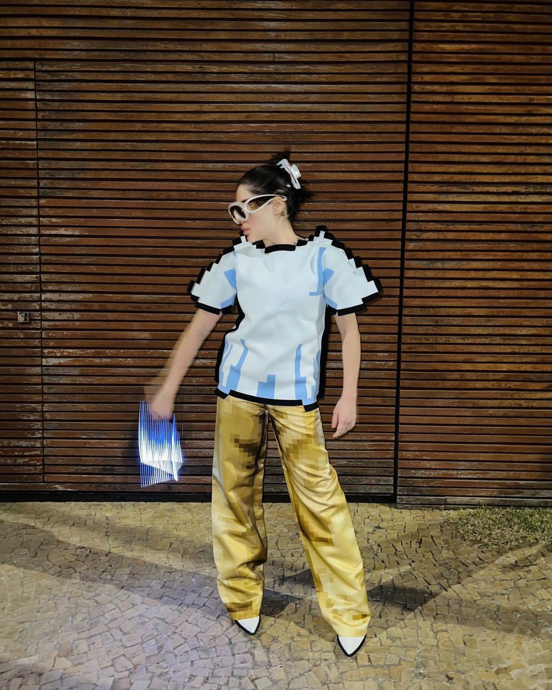 Look pixelado da Gkay - Reprodu&ccedil;&atilde;o/Instagram