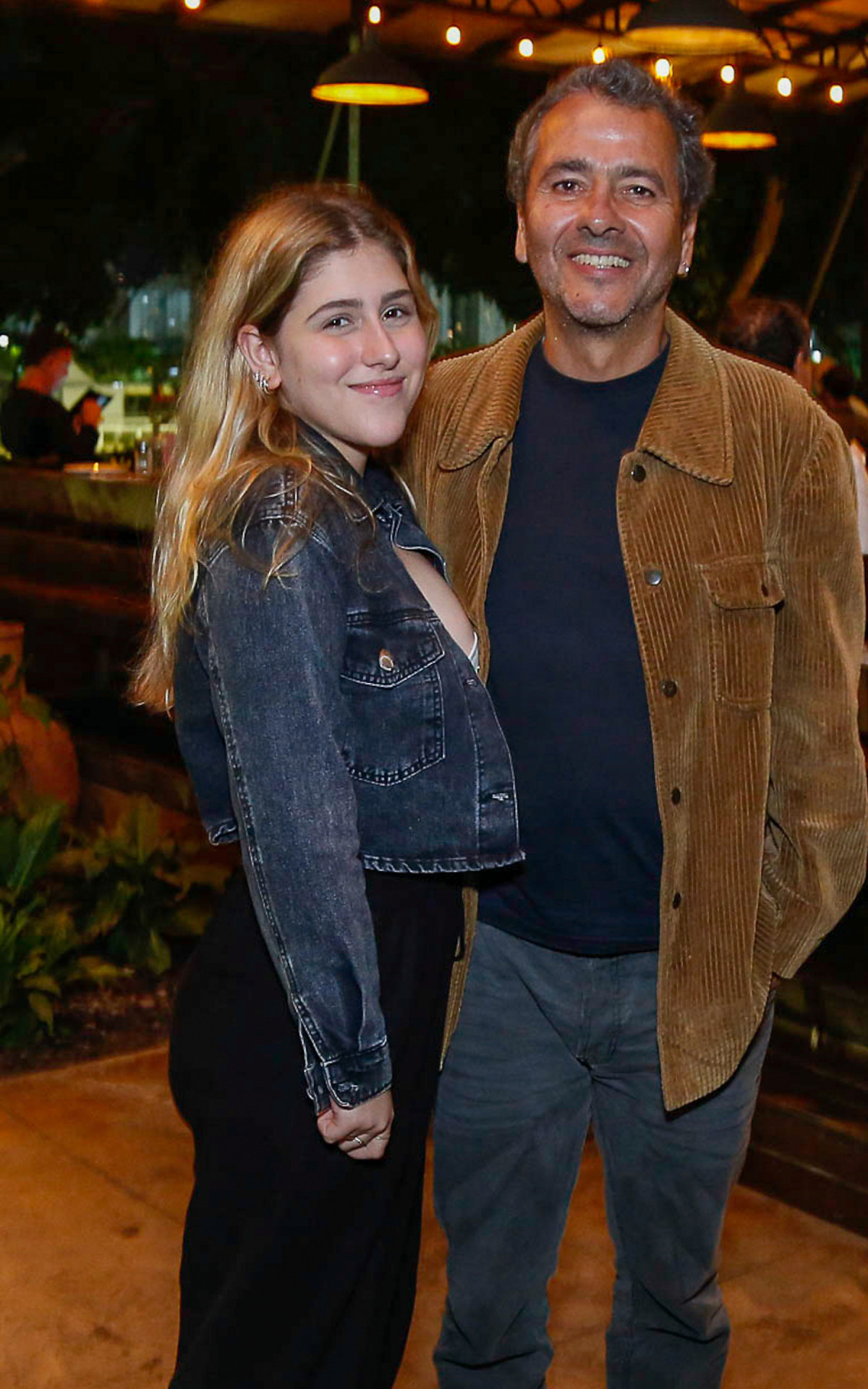 Marcos Palmeira e a filha, Júlia 