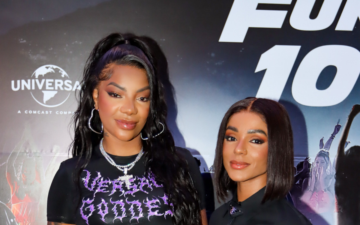 Ludmilla vai &agrave; pr&eacute;-estreia do filme 'Velozes e Furiosos 10', no qual ela faz uma participa&ccedil;&atilde;o, em um cinema na Zona Oeste do Rio 