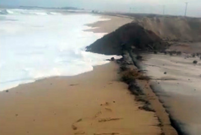 Marinha alerta para ventos com velocidade de 61 km e ondas de até três metros de altura