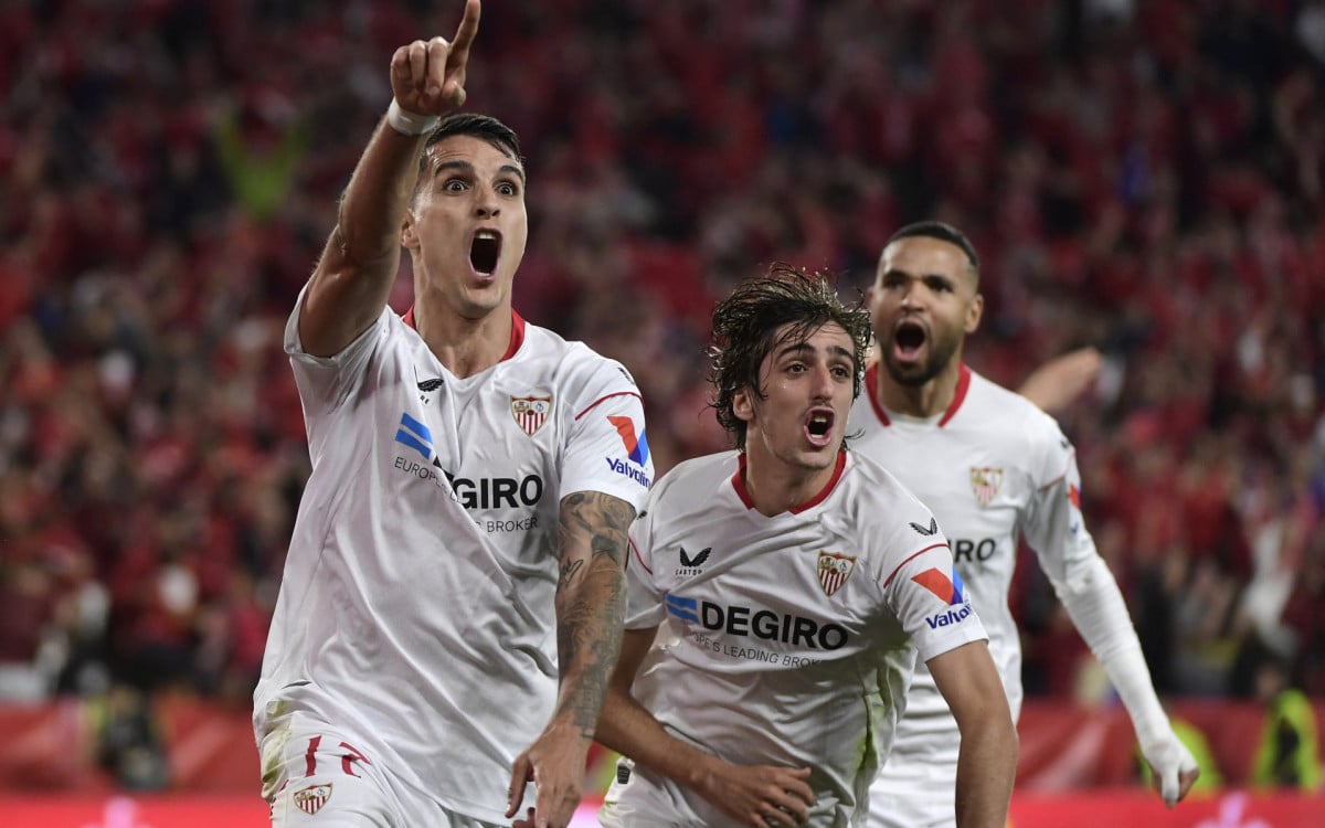 Lamela marcou o gol que classificou o Sevilla para a final da Liga Europa