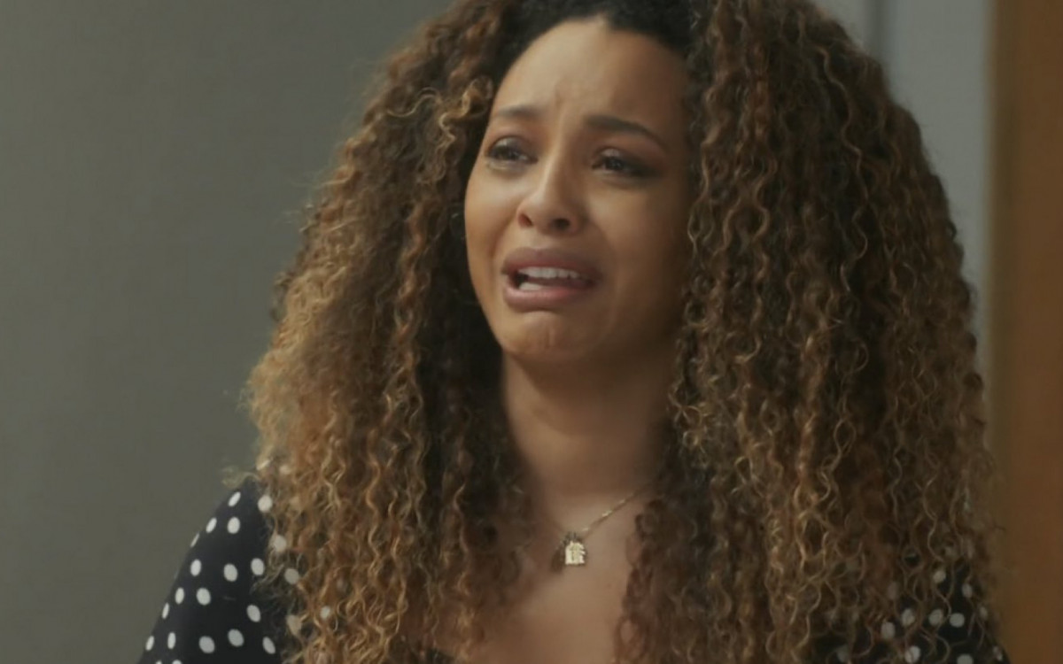 Sol (Sheron Menezzes) se desespera ao descobrir ter sido vítima de estupro - Reprodução/Globo