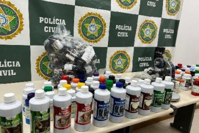 Ação conjunta interdita fábrica de suplementos alimentares e fitoterápicos sem registro em Belford Roxo