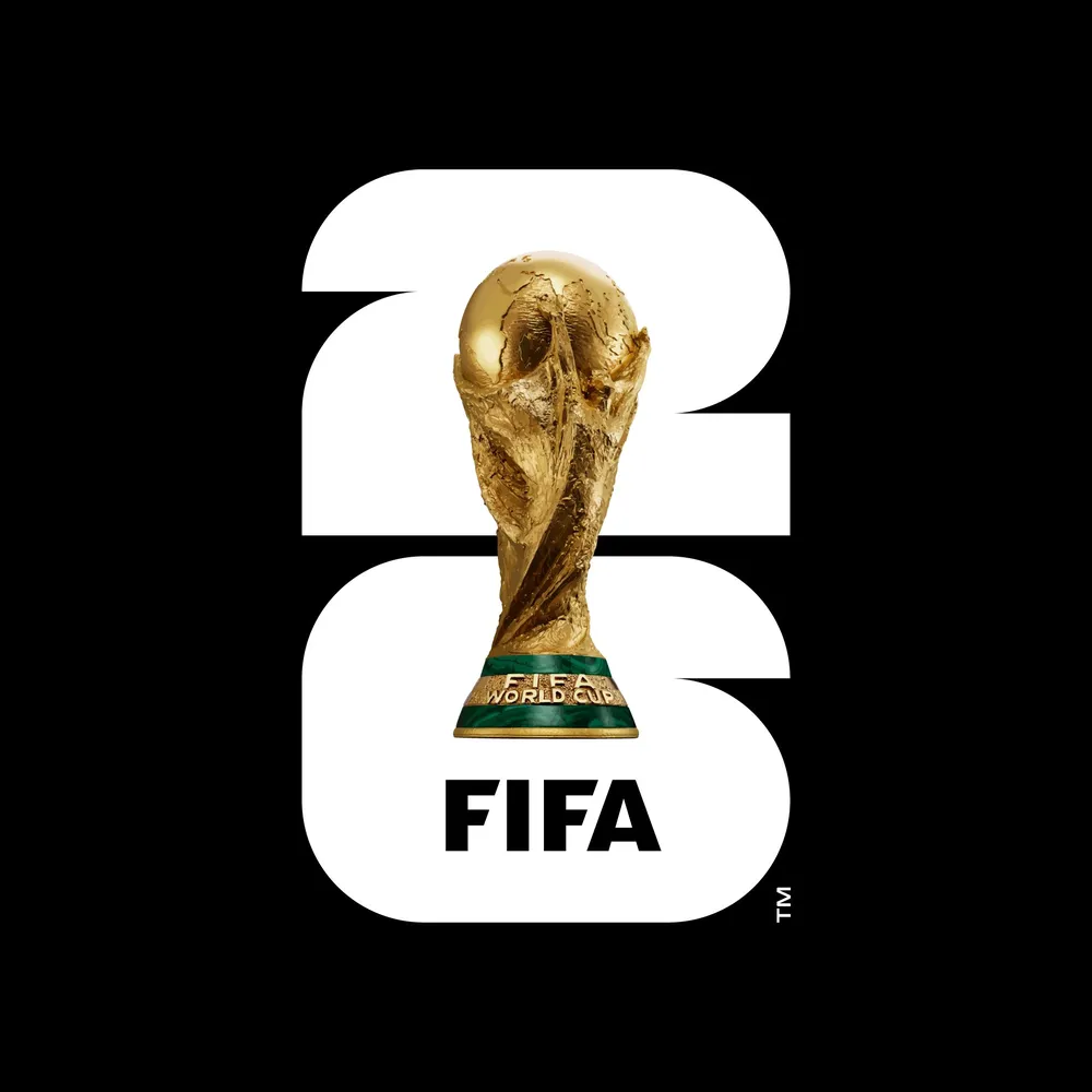 Logo da Copa do Mundo de 2026 tem pela primeira vez troféu na arte