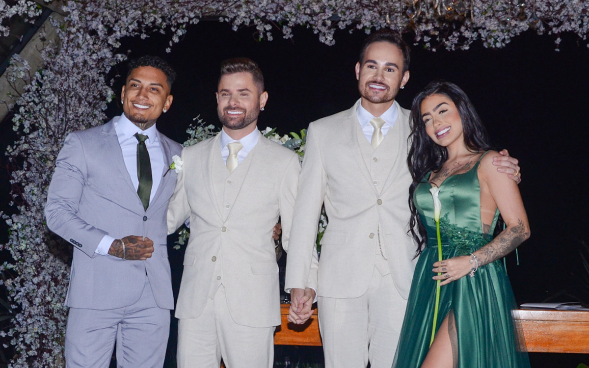 MC Mirella e Dynho Alves foram clicados em casamento no Rio de Janeiro