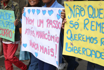 Magé realiza caminhada pelo Dia Mundial da Luta Antimanicomial