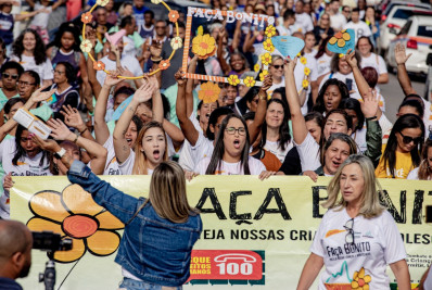 Guapimirim tem caminhada contra exploração sexual de crianças e adolescentes
