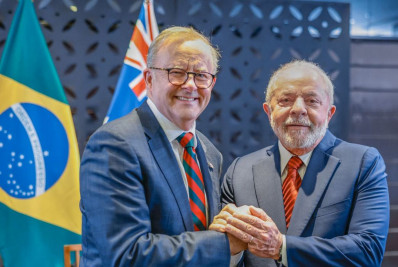 No Japão, Lula se reúne com primeiro-ministro australiano