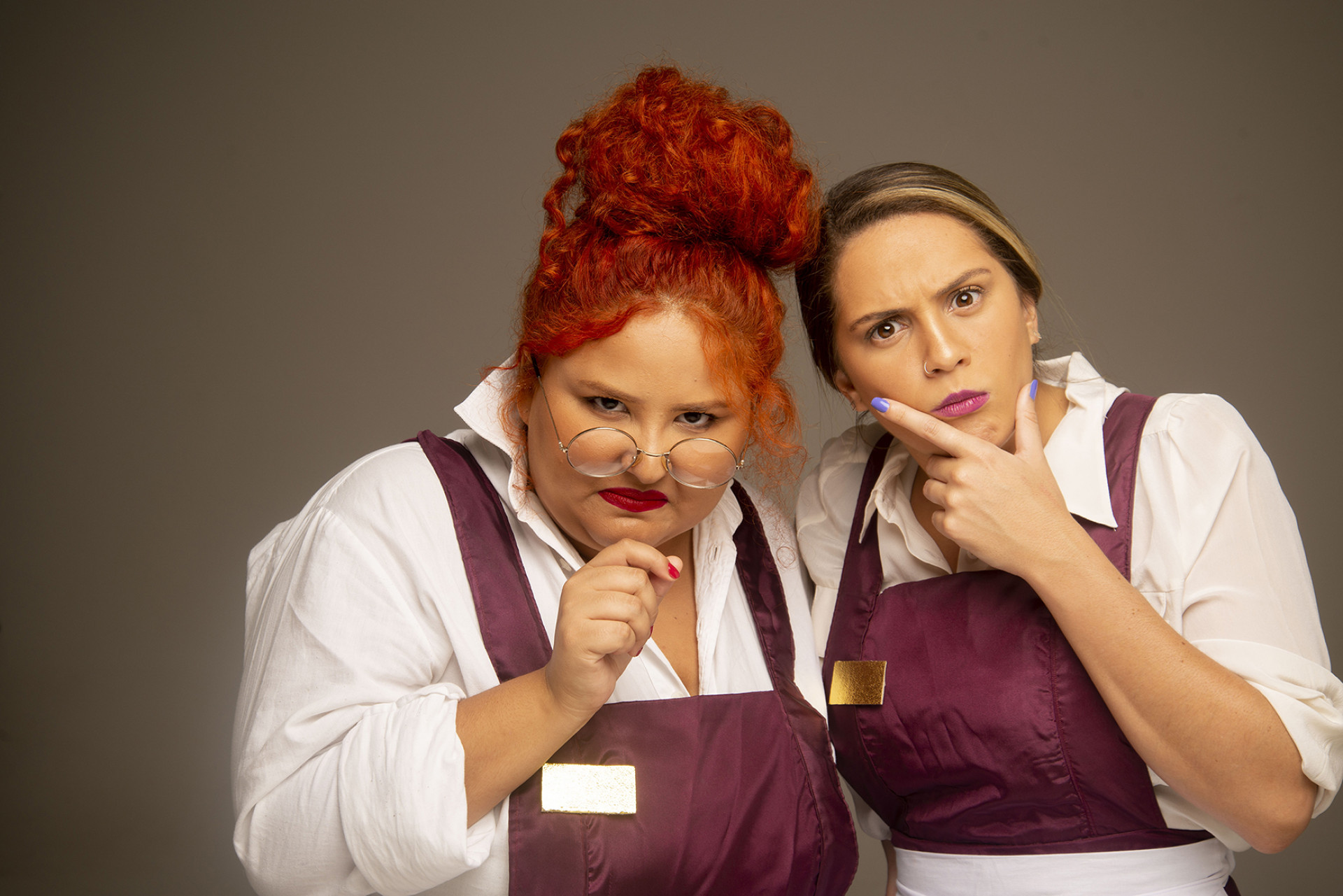 Luisa Périssé e Castorine são as estrelas da comédia 'Camareiras' - Mauricio Maia / Divulgação