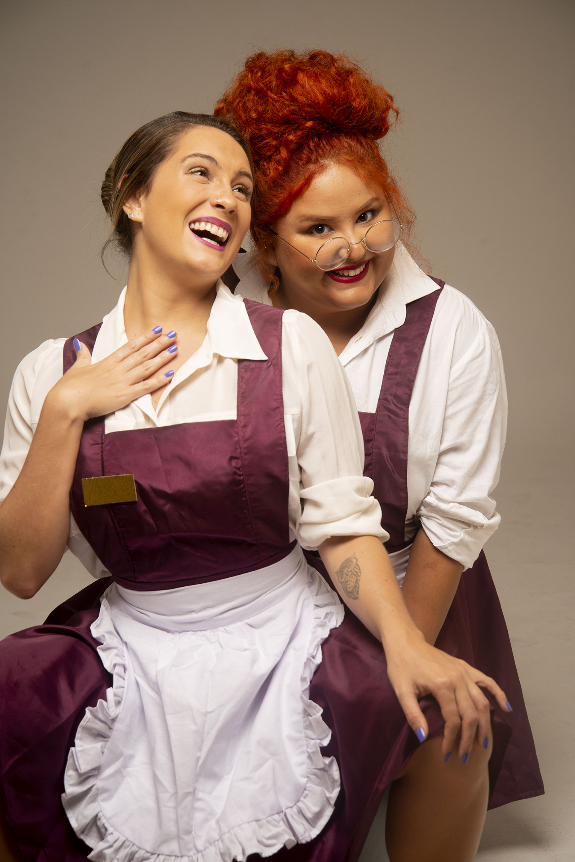 Luisa Périssé e Castorine são as estrelas da comédia 'Camareiras' - Mauricio Maia / Divulgação