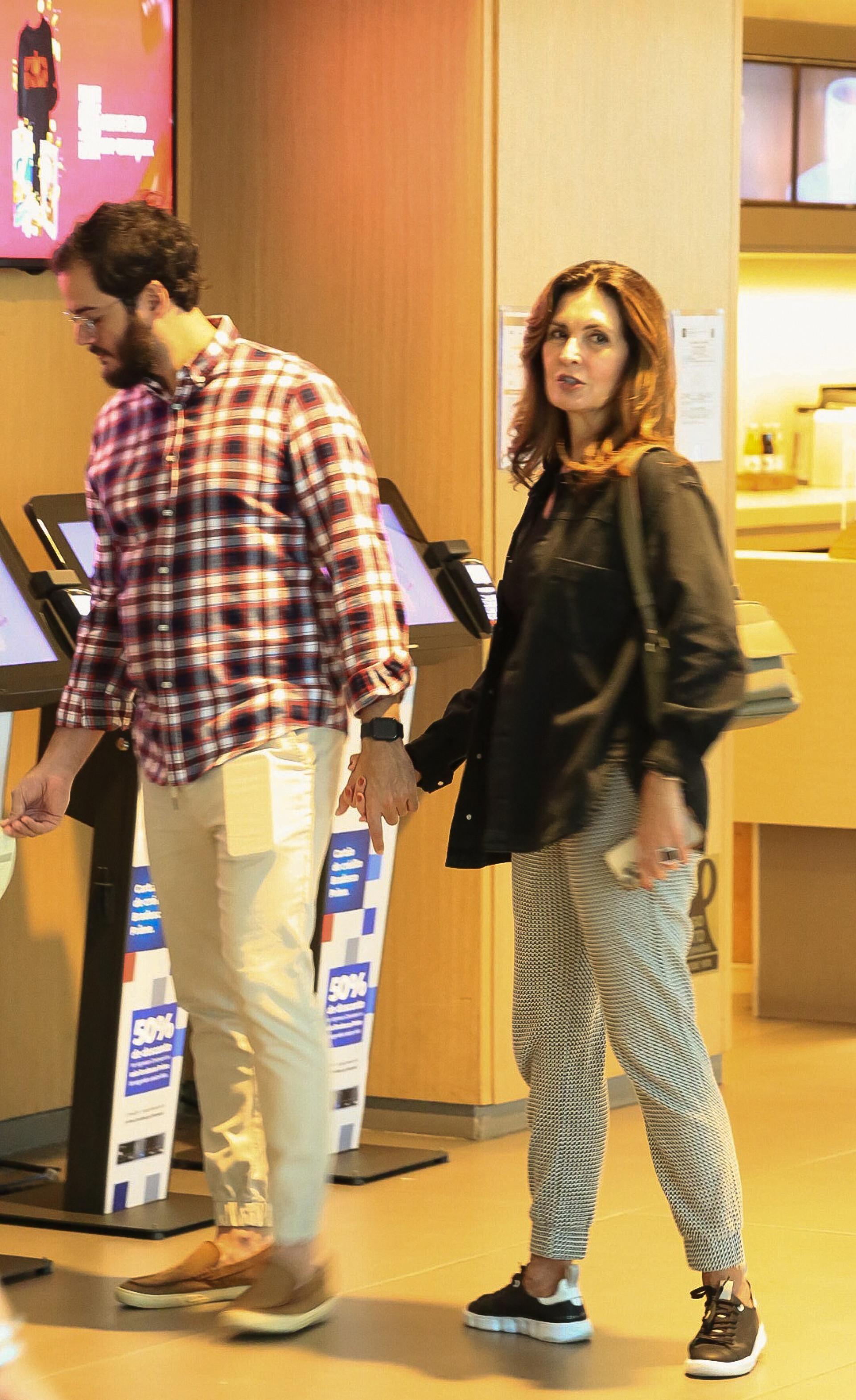 Fátima Bernardes e Túlio Gadelha aproveitaram a noite para curtir um cinema no Rio - Edson Aipim/Ag. News