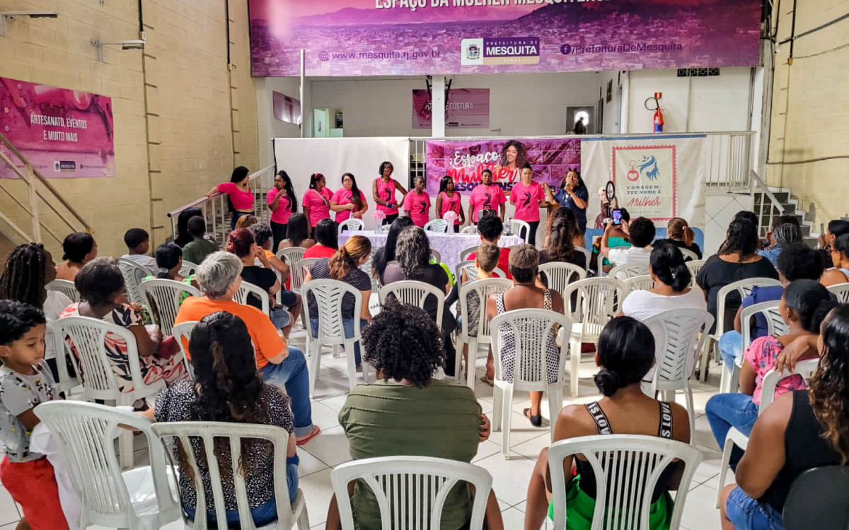 Espa&ccedil;o da Mulher Mesquitense ajuda a transformar vidas