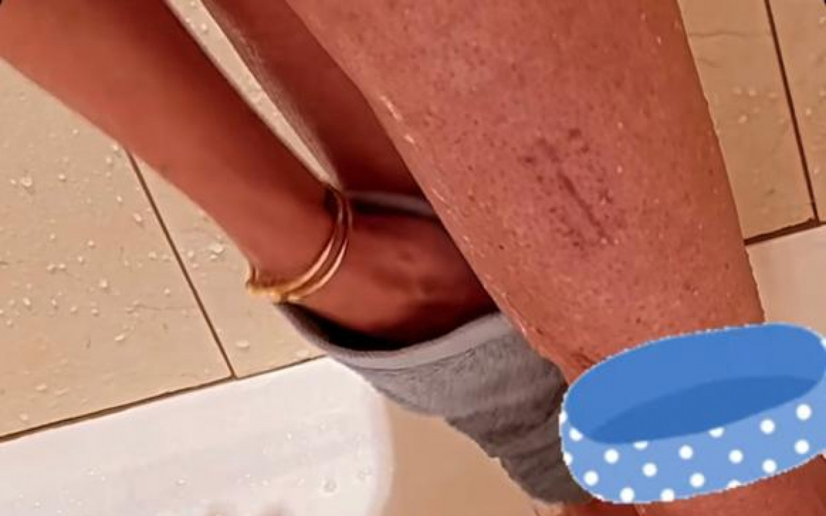 Luciana Gimenez passa perrengue em viagem e precisa tomar banho de panela