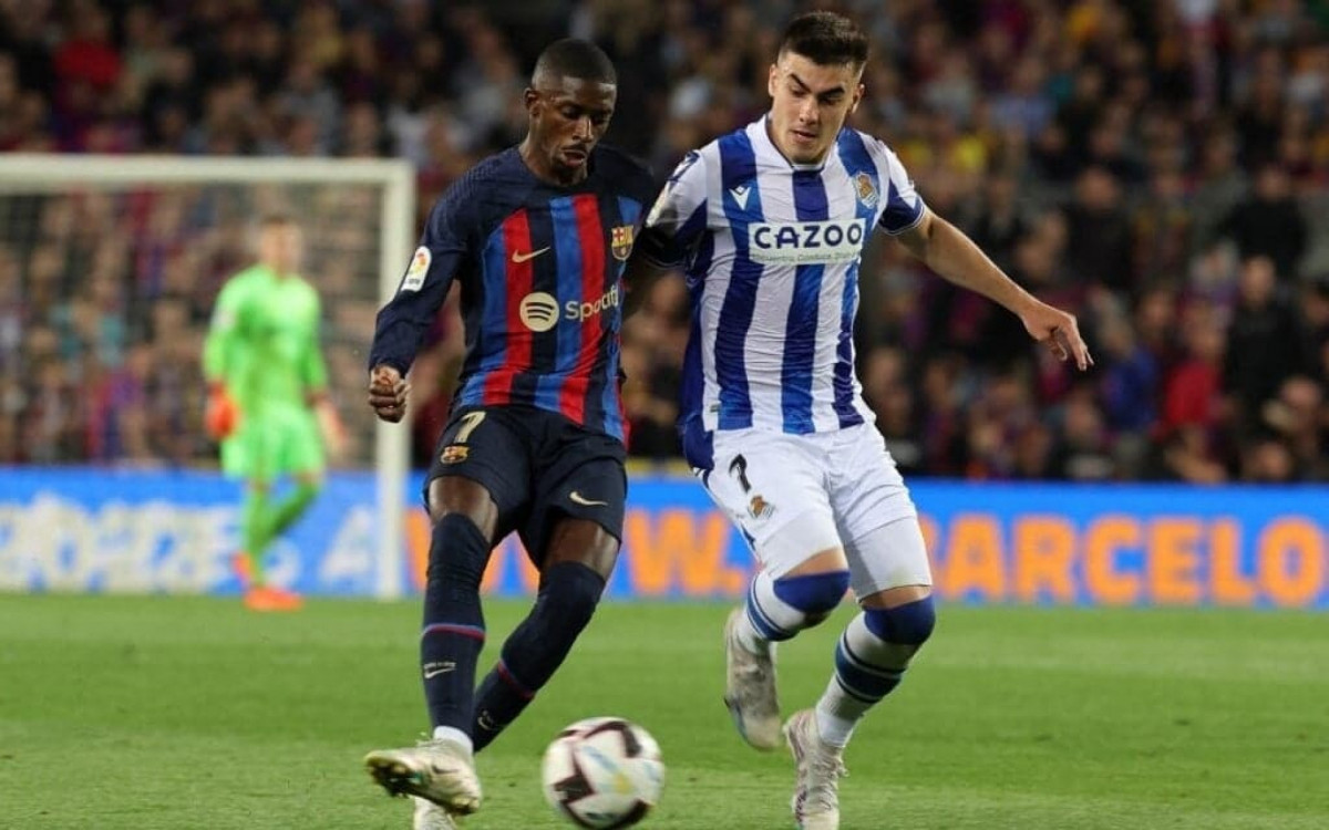 Barcelona perdeu em casa na festa de entrega do trof&eacute;u do Campeonato Espanhol